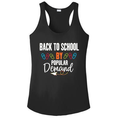 Back To School By Popular Ded Typography Gift Ladies PosiCharge Competitor Racerback Tank