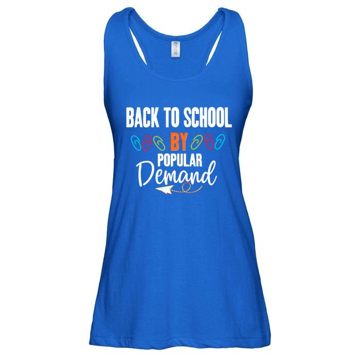 Back To School By Popular Ded Typography Gift Ladies Essential Flowy Tank