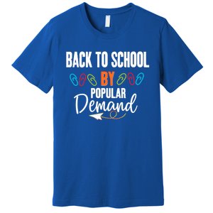 Back To School By Popular Ded Typography Gift Premium T-Shirt