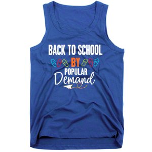 Back To School By Popular Ded Typography Gift Tank Top