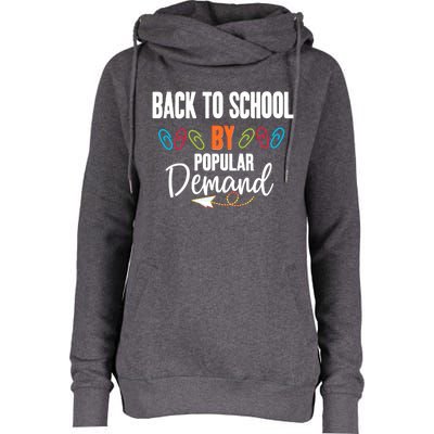 Back To School By Popular Ded Typography Gift Womens Funnel Neck Pullover Hood