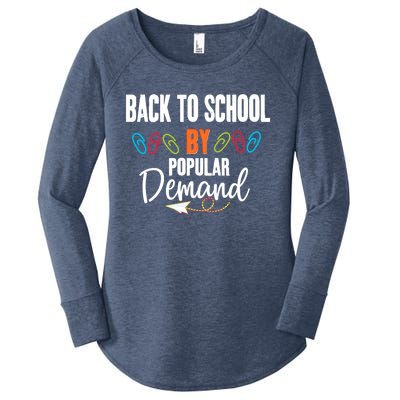 Back To School By Popular Ded Typography Gift Women's Perfect Tri Tunic Long Sleeve Shirt