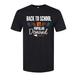 Back To School By Popular Ded Typography Gift Softstyle CVC T-Shirt