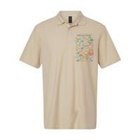 Back To School Types Of Dinosaurs Alphabet Identification Softstyle Adult Sport Polo