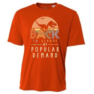 Back To School By Popular Ded Vintage Dinosaur Day One Gift Cooling Performance Crew T-Shirt