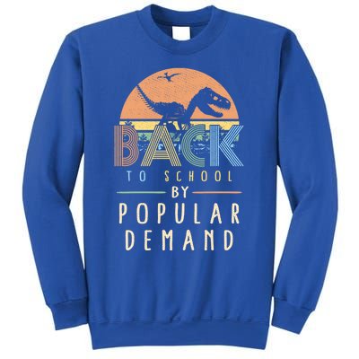 Back To School By Popular Ded Vintage Dinosaur Day One Gift Sweatshirt