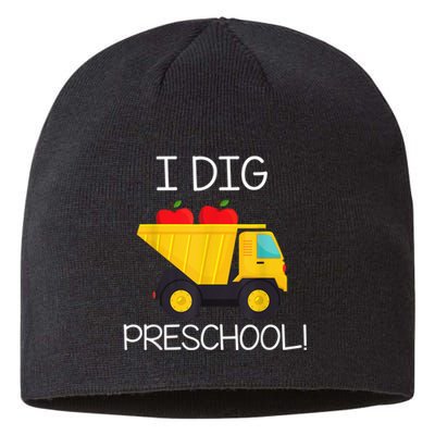 Back To School I Dig Preschool Dump Truck Boy Girl Sustainable Beanie