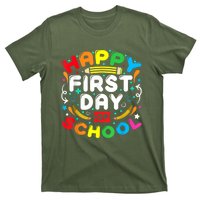 Back To School Happy First Day Of School Teacher Student Kids T-Shirt