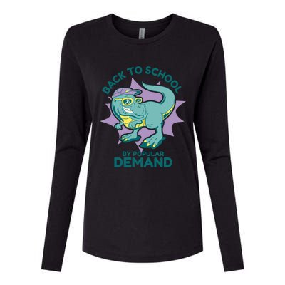 Back To School By Popular Ded Dinosaur Sunglasses Gift Womens Cotton Relaxed Long Sleeve T-Shirt