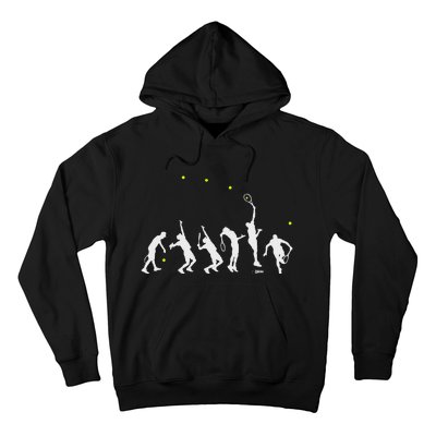 Big Tennis Serve Tennis Silhouette Big Serve Hoodie