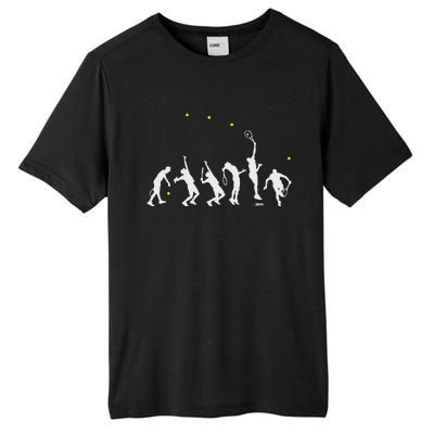 Big Tennis Serve Tennis Silhouette Big Serve Tall Fusion ChromaSoft Performance T-Shirt