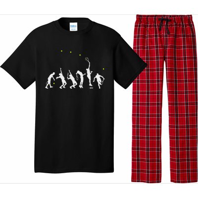 Big Tennis Serve Tennis Silhouette Big Serve Pajama Set