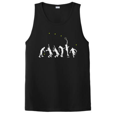 Big Tennis Serve Tennis Silhouette Big Serve PosiCharge Competitor Tank