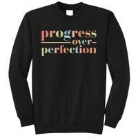 Back To School Progress Over Perfection Vintage Teachers Sweatshirt