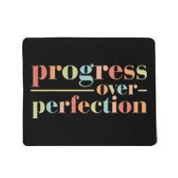 Back To School Progress Over Perfection Vintage Teachers Mousepad