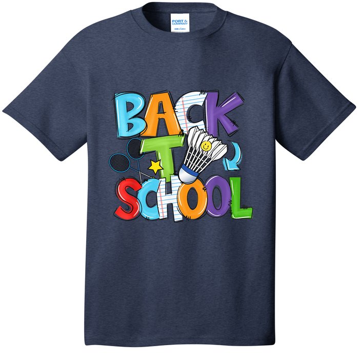 Back To School Badminton Players Funny First Day Of School T-Shirt