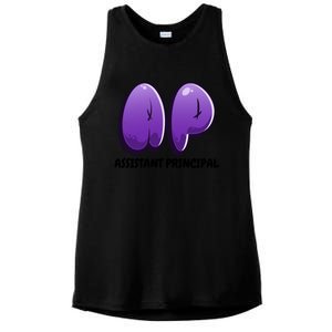 Back To School Graffiti Letter Assistant Principal Designs Gift Ladies PosiCharge Tri-Blend Wicking Tank