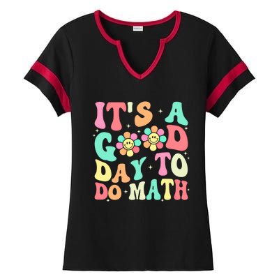 Back To School Its A Good Day To Do Math Teachers Funny Gift Ladies Halftime Notch Neck Tee