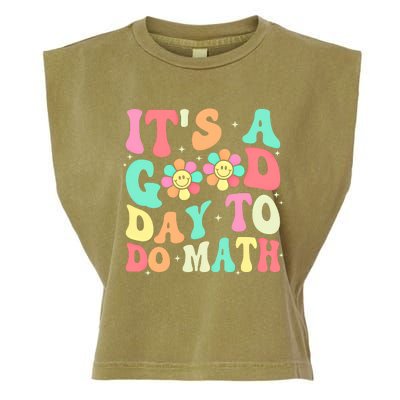 Back To School Its A Good Day To Do Math Teachers Funny Gift Garment-Dyed Women's Muscle Tee