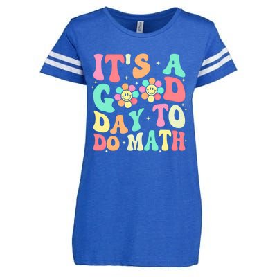 Back To School Its A Good Day To Do Math Teachers Funny Gift Enza Ladies Jersey Football T-Shirt