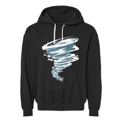 Best Tornado Storm Hunter Weather Meteorology Garment-Dyed Fleece Hoodie