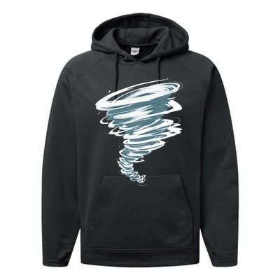 Best Tornado Storm Hunter Weather Meteorology Performance Fleece Hoodie