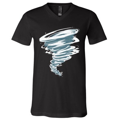 Best Tornado Storm Hunter Weather Meteorology V-Neck T-Shirt