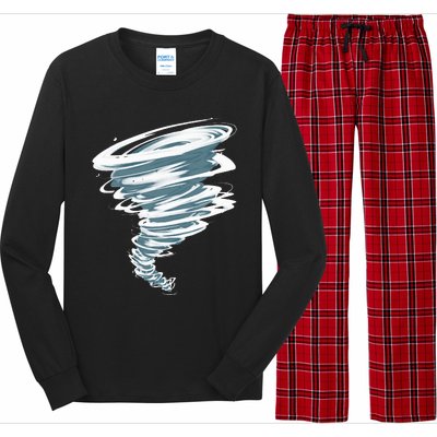 Best Tornado Storm Hunter Weather Meteorology Long Sleeve Pajama Set