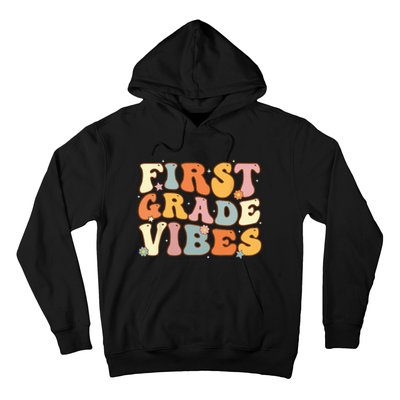 Back To School First Grade Vibes Student Teacher Hoodie