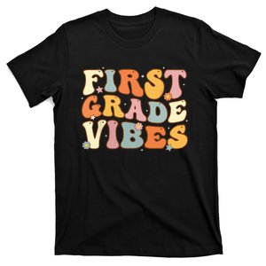 Back To School First Grade Vibes Student Teacher T-Shirt