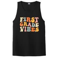 Back To School First Grade Vibes Student Teacher PosiCharge Competitor Tank