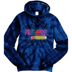 Back To School Watch Out Kindergarten Here I Come School Vibes 1st Day Of School Tie Dye Hoodie