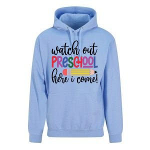 Back To School Watch Out Kindergarten Here I Come School Vibes 1st Day Of School Unisex Surf Hoodie