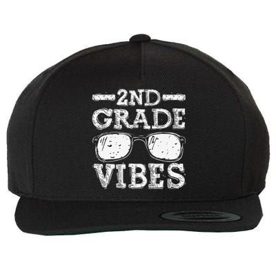 Back To School 2nd Grade Vibes First Day Teacher Wool Snapback Cap