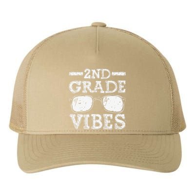 Back To School 2nd Grade Vibes First Day Teacher Yupoong Adult 5-Panel Trucker Hat