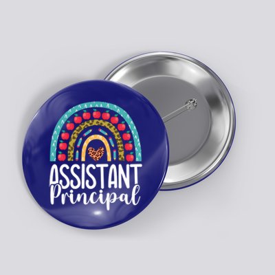 Back To School Rainbow Assistant Principal Appreciation Gift Button