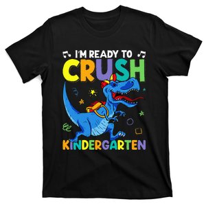 Back To School Dino I'm Ready To Crush Kindergarten Dinosaur T-Shirt