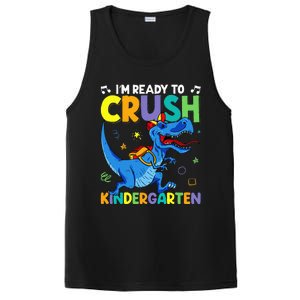 Back To School Dino I'm Ready To Crush Kindergarten Dinosaur PosiCharge Competitor Tank