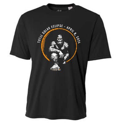 Bigfoot Total Solar Eclipse April 8 2024 Totality Cooling Performance Crew T-Shirt