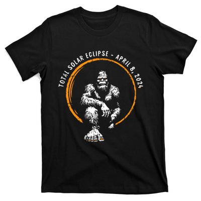 Bigfoot Total Solar Eclipse April 8 2024 Totality T-Shirt