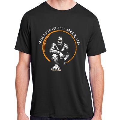 Bigfoot Total Solar Eclipse April 8 2024 Totality Adult ChromaSoft Performance T-Shirt