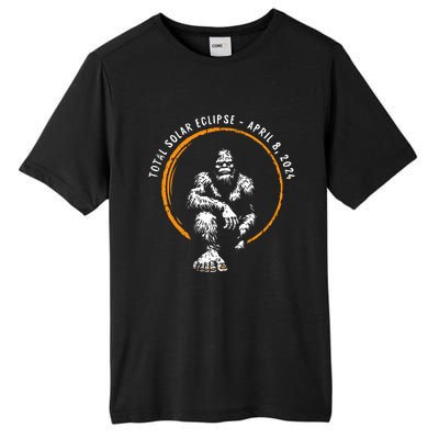 Bigfoot Total Solar Eclipse April 8 2024 Totality Tall Fusion ChromaSoft Performance T-Shirt