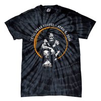 Bigfoot Total Solar Eclipse April 8 2024 Totality Tie-Dye T-Shirt