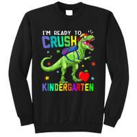 back to school dinosaur im ready to crush kindergarten Sweatshirt