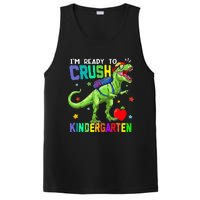 back to school dinosaur im ready to crush kindergarten PosiCharge Competitor Tank