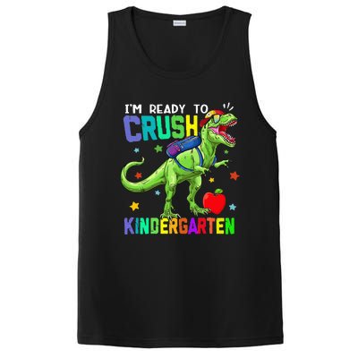 back to school dinosaur im ready to crush kindergarten PosiCharge Competitor Tank