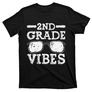 Back To School 2nd Grade Vibes First Day Teacher Gift T-Shirt