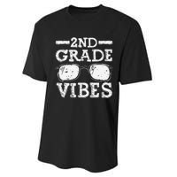 Back To School 2nd Grade Vibes First Day Teacher Gift Performance Sprint T-Shirt