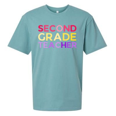 Back To School 2Nd Second Grade Teacher Gift Sueded Cloud Jersey T-Shirt