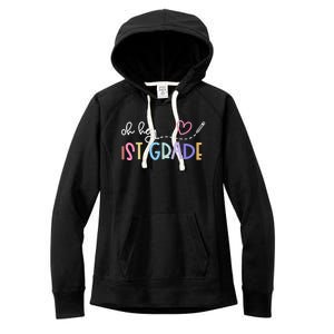 Back To School Oh Hey 1st Grade Teachers Women's Fleece Hoodie